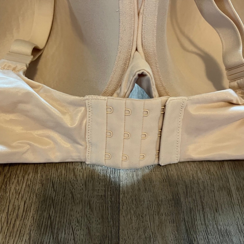 Victoria's Secret Lined Demi Bra Champagne Nude Satin 38G Underwire - Picture 3 of 5